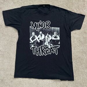 Minor Threat Black Graphic Tee